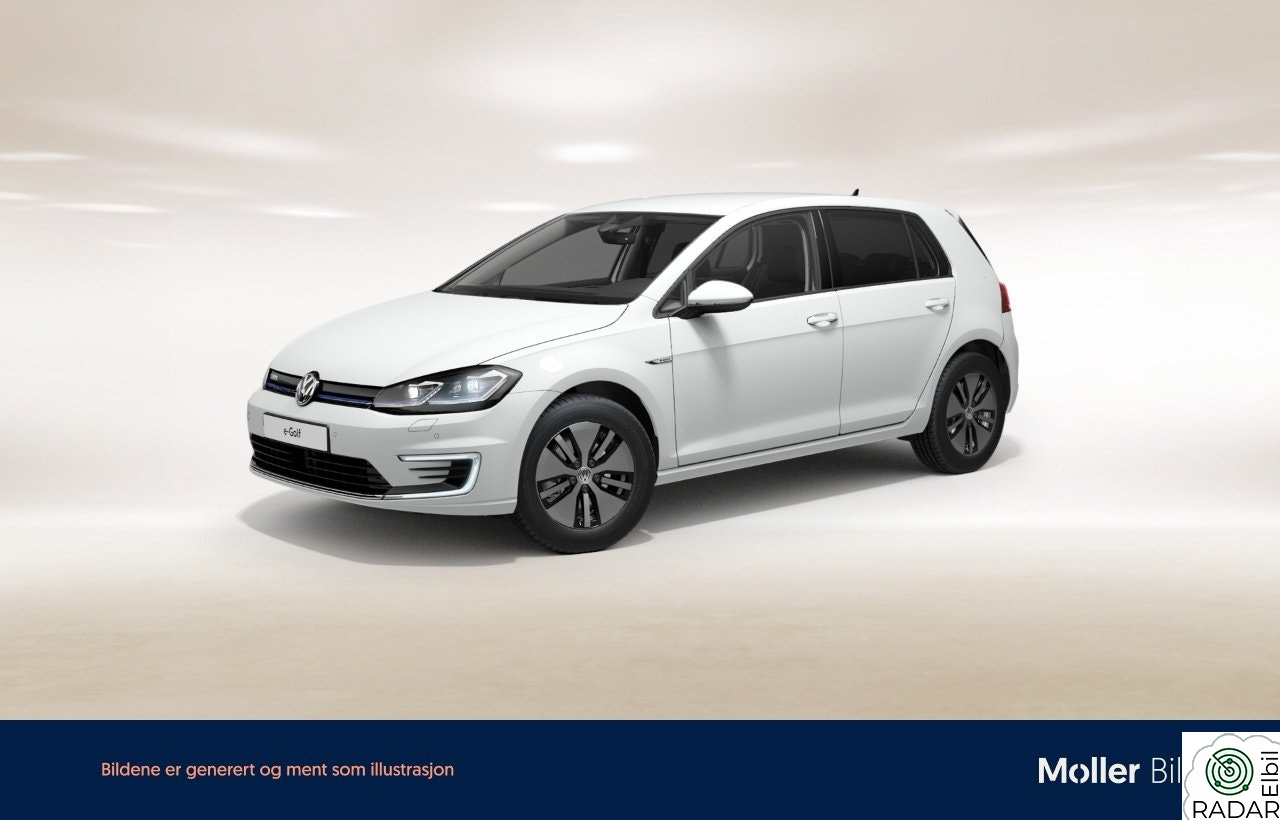 VOLKSWAGEN GOLF e-Golf Exclusive Skinn/Navi/Varmepumpe/Kamera