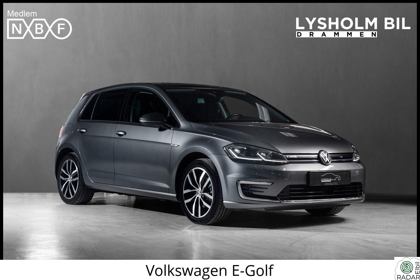 VOLKSWAGEN GOLF Exclusive 136hk /Skinn/ACC/R.kamera/Varmepumpe/Navi/LED