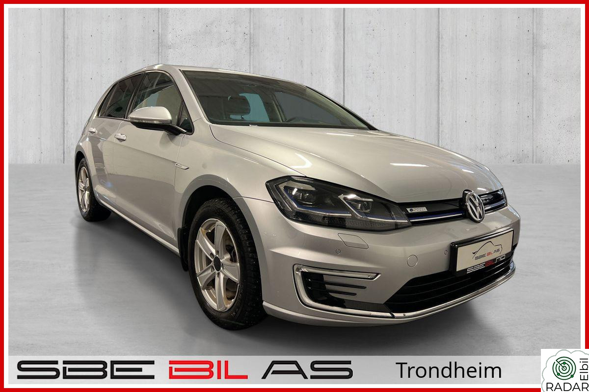 VOLKSWAGEN GOLF E-Golf Varmepumpe/LED/ACC/Navi/Kam/PDC/Nybilgaranti!