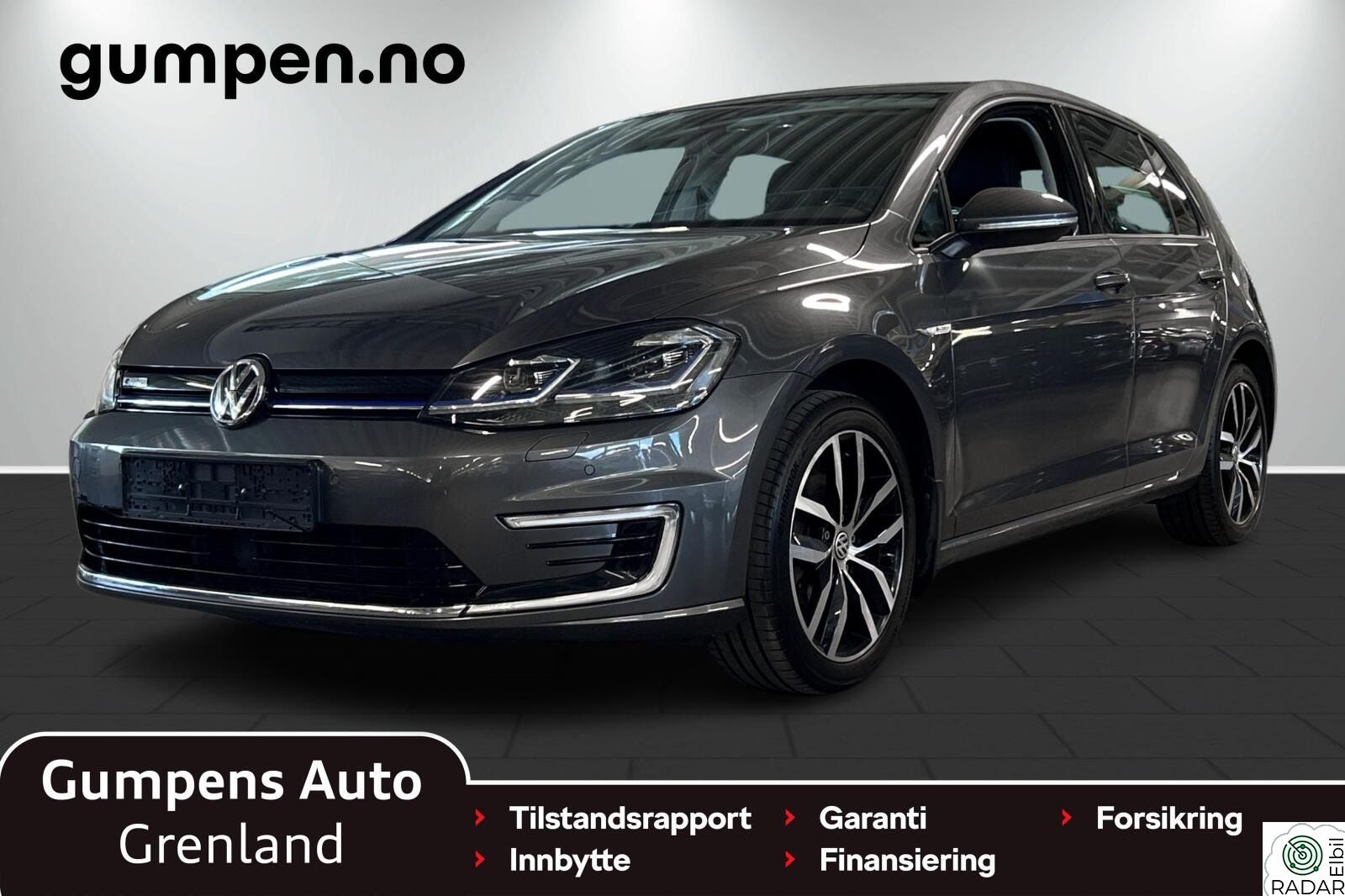 VOLKSWAGEN GOLF E-golf 136 hk final edition * R.kam/Navi/ACC/Skinn/Disp