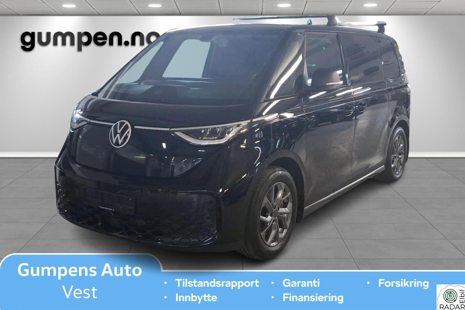 VOLKSWAGEN ID. BUZZ CARGO 150 KW 77kwh 204 hk Takbøyler, Innredning ++