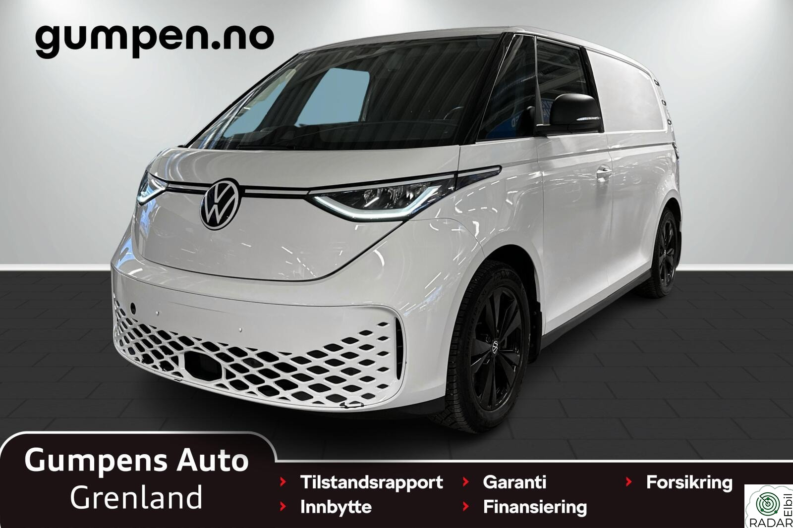 VOLKSWAGEN ID. BUZZ CARGO 150 KW 77kwh 204 hk Krok/Navi/ACC/Oppv.ratt/App Connect