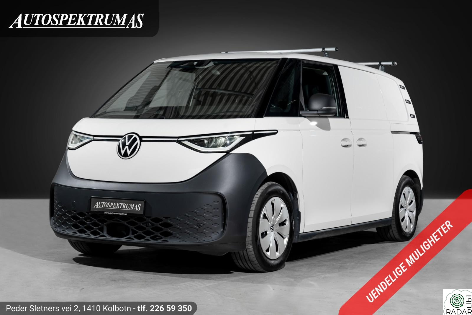 VOLKSWAGEN ID. BUZZ CARGO 150 KW CARGO 204hk/H.feste/ACC/Navi/2xskyvedører/Norsk++