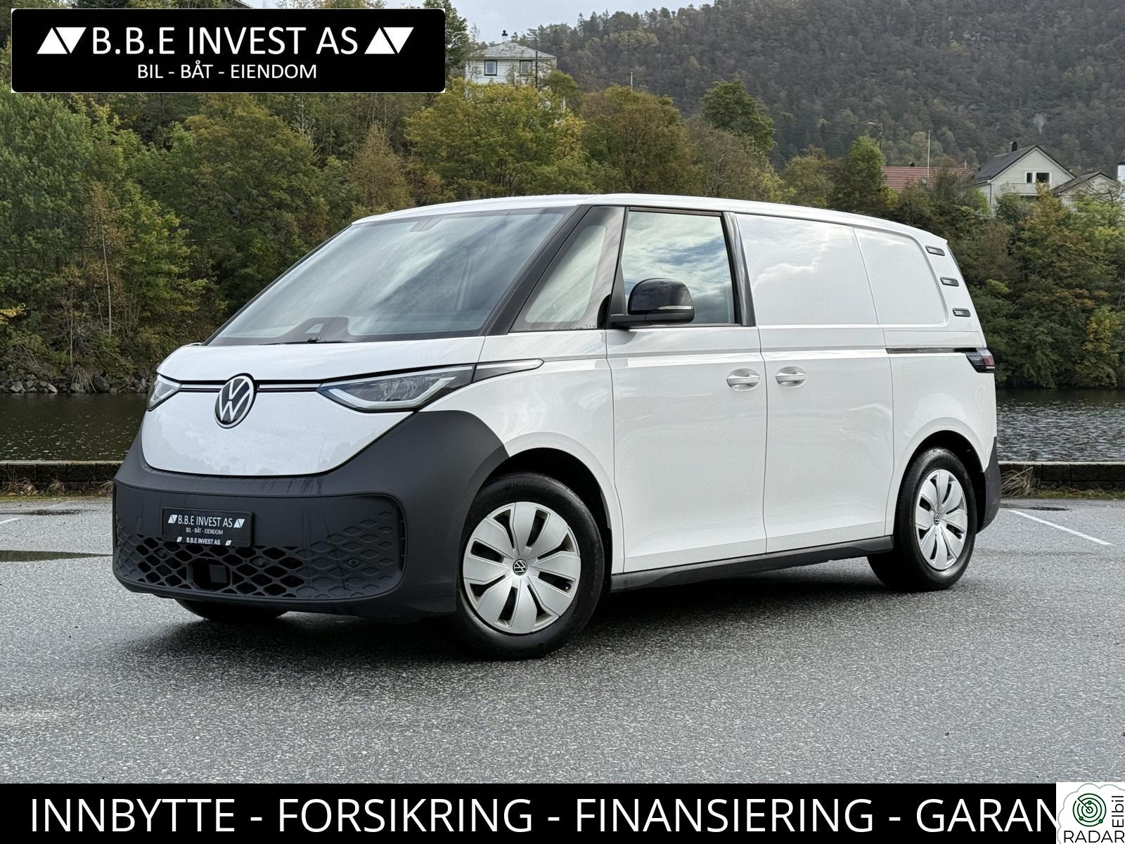 VOLKSWAGEN ID. BUZZ CARGO 150 KW 77KWH/418KM-WLTP/204HK/2X.SKYVEDØR/KROK/KOMF.VEGG/RKAM+