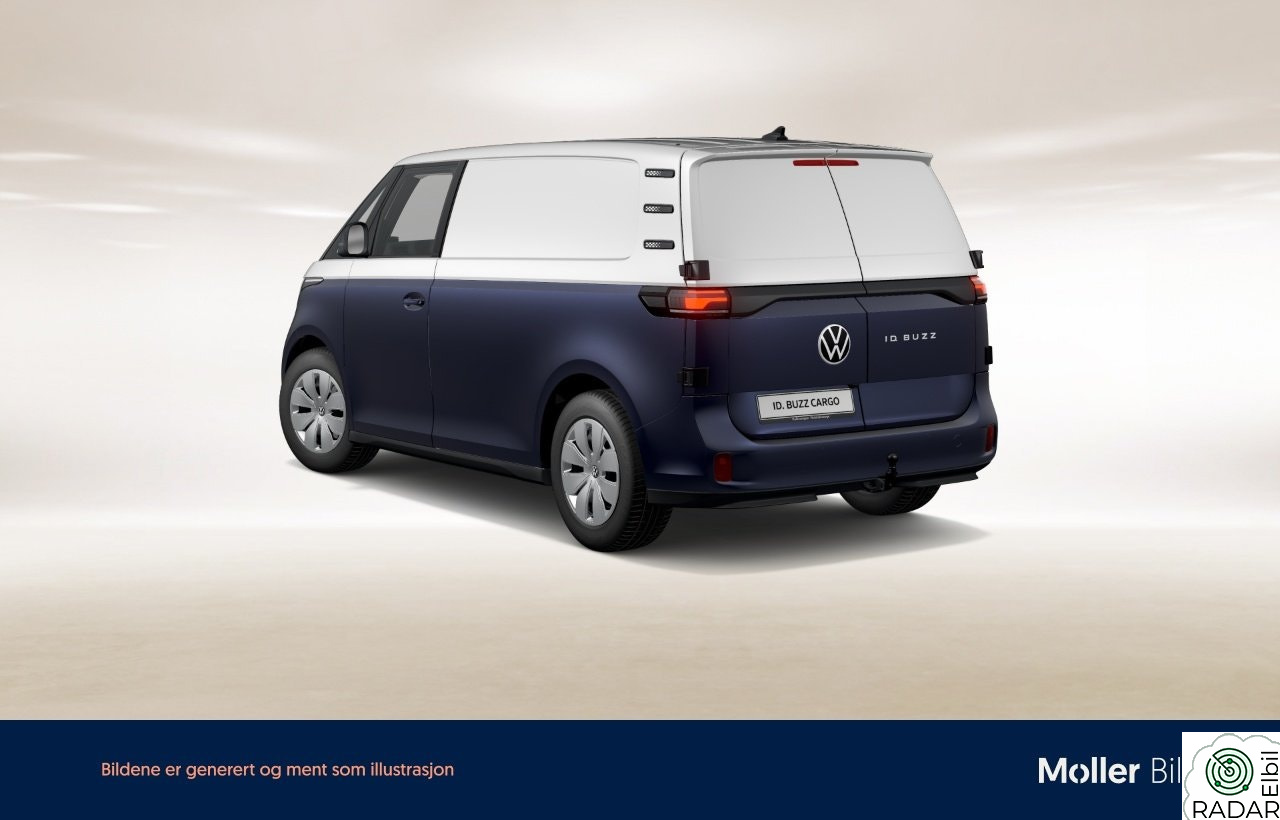 VOLKSWAGEN ID. BUZZ CARGO 150 KW 77kwh 204 hk Ryggekamera/Hengerfeste
