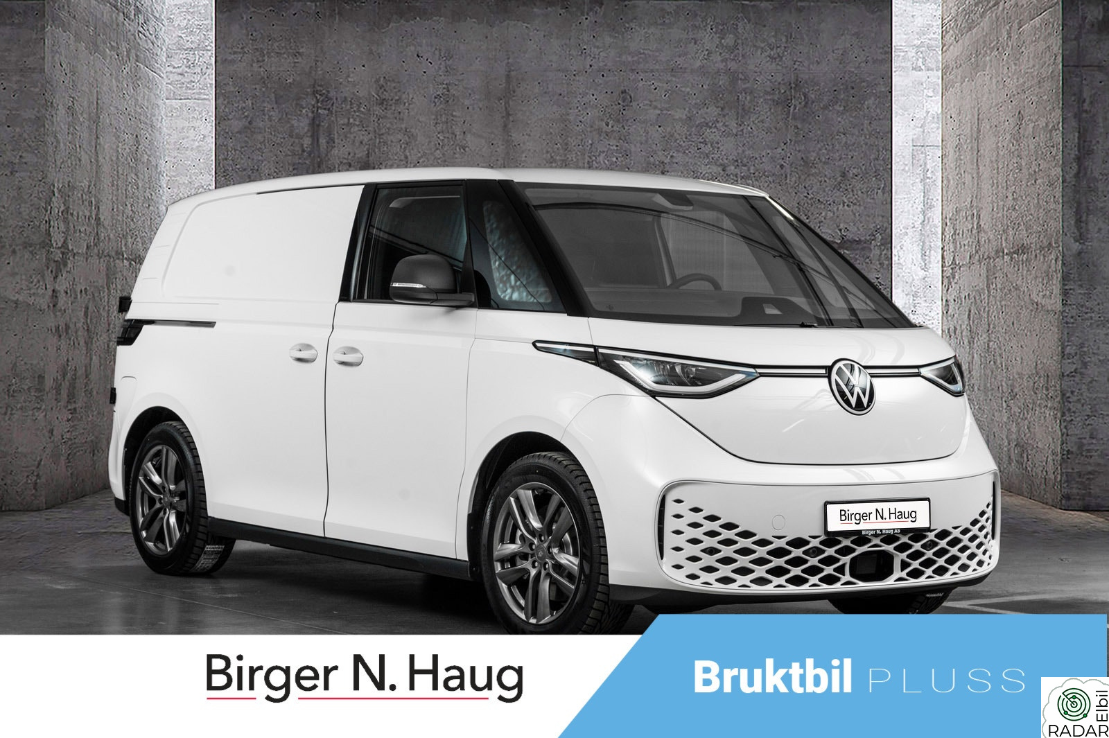 VOLKSWAGEN ID.BUZZ CARGO PRO 210 KW 79 kWh 286hk KROK! 450 KM REKKEVIDDE!