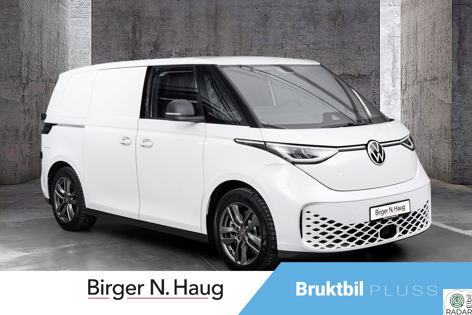 VOLKSWAGEN ID.BUZZ CARGO PRO 210 KW 79 kWh 286hk SJEKK UT DENNE! LEVERINGSKLAR! FIRMABIL!