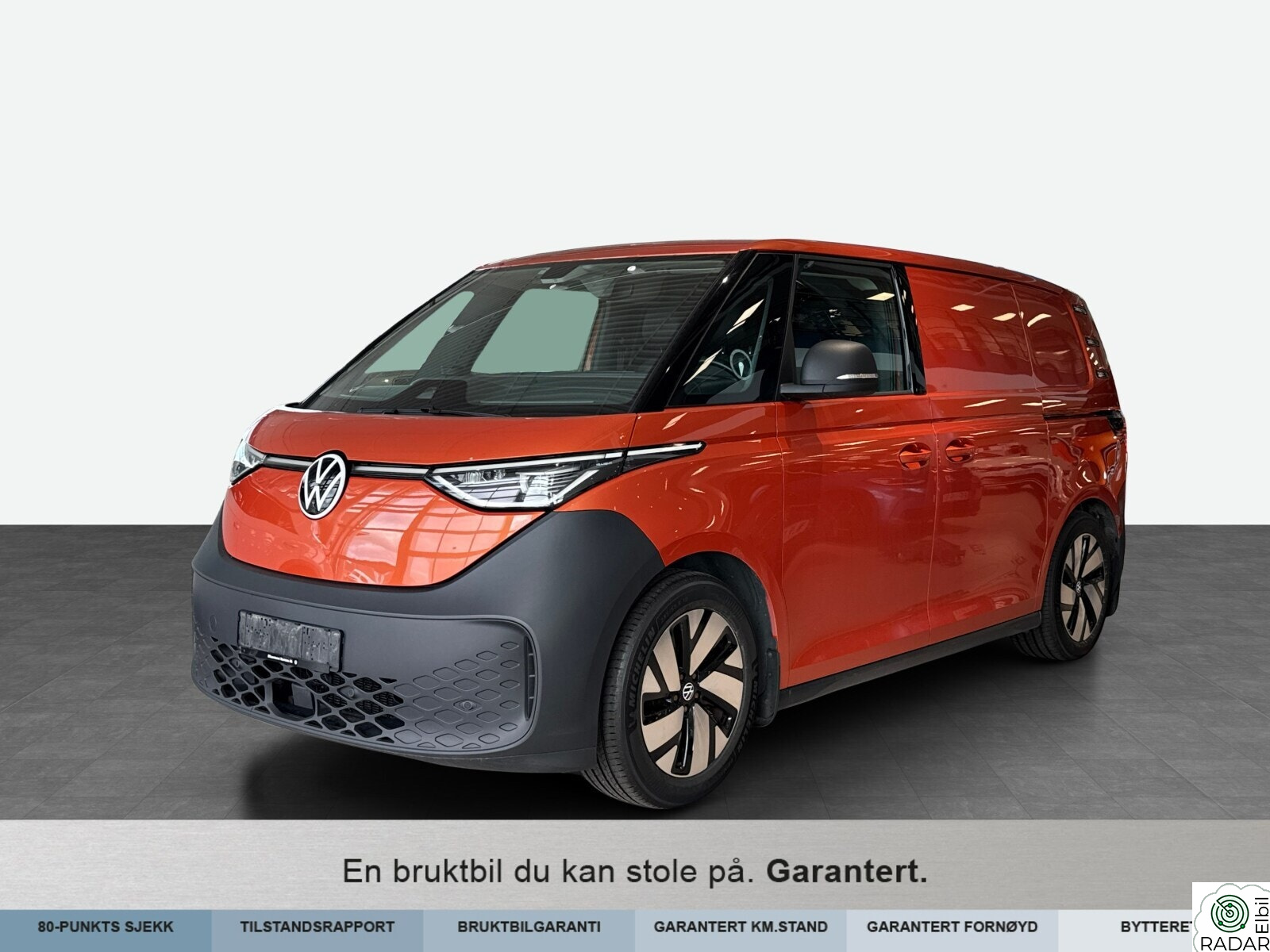VOLKSWAGEN ID. BUZZ CARGO 150 KW 77kwh 204 hk LEDMatrix,Krok,Rkam,Innredning,8xAlufelger