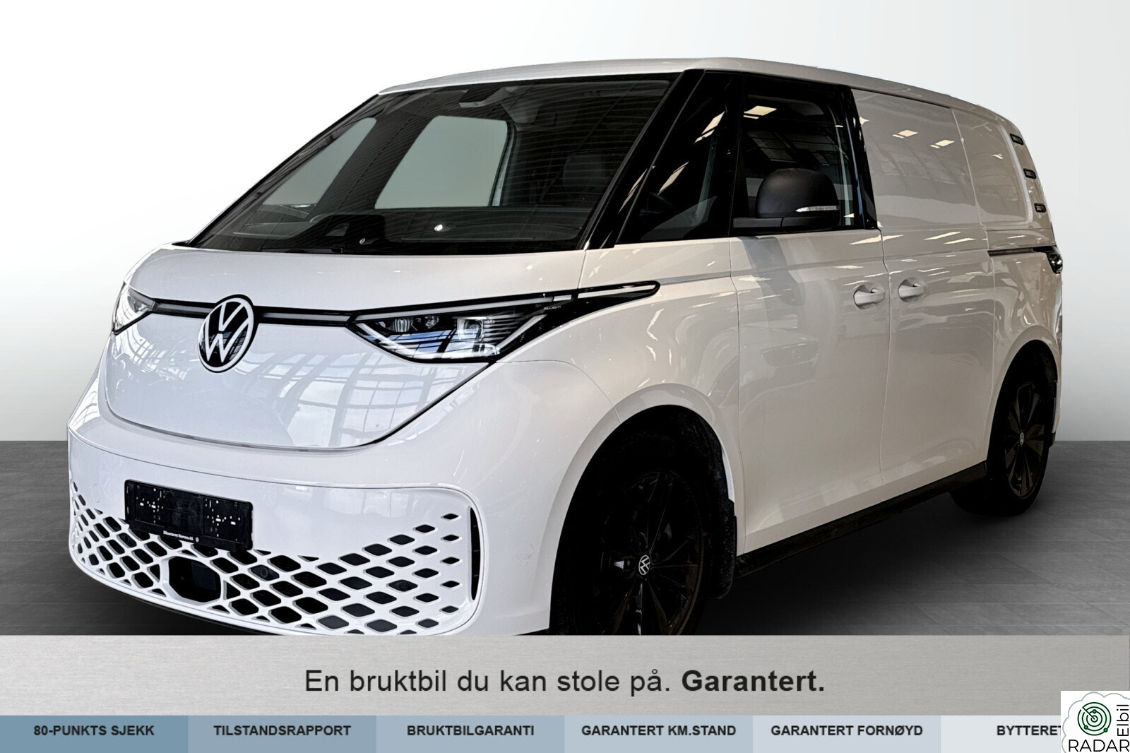 VOLKSWAGEN ID. BUZZ CARGO 150 KW 77kwh 204 hk LED-Matrix,Krok,Rkam,Skyvedører v+h+++
