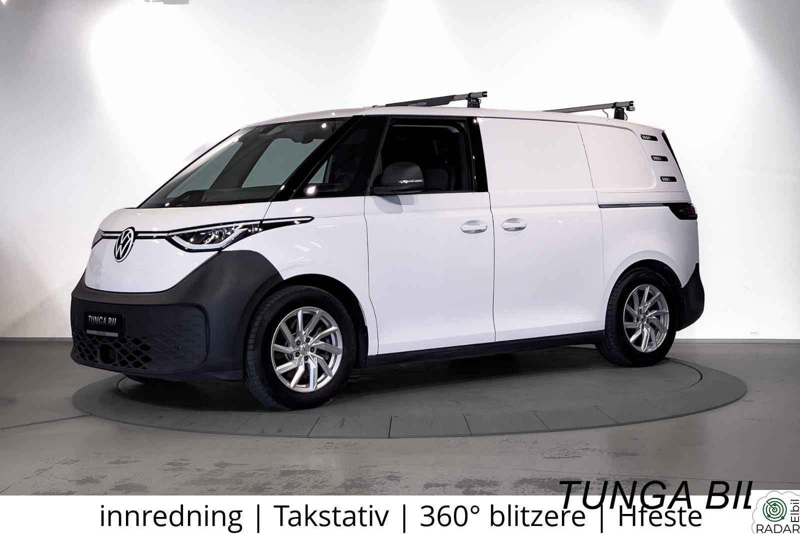 VOLKSWAGEN ID. BUZZ CARGO 150 KW Cargo | Innredning | Takstativ | 360° blitzere | Hfeste