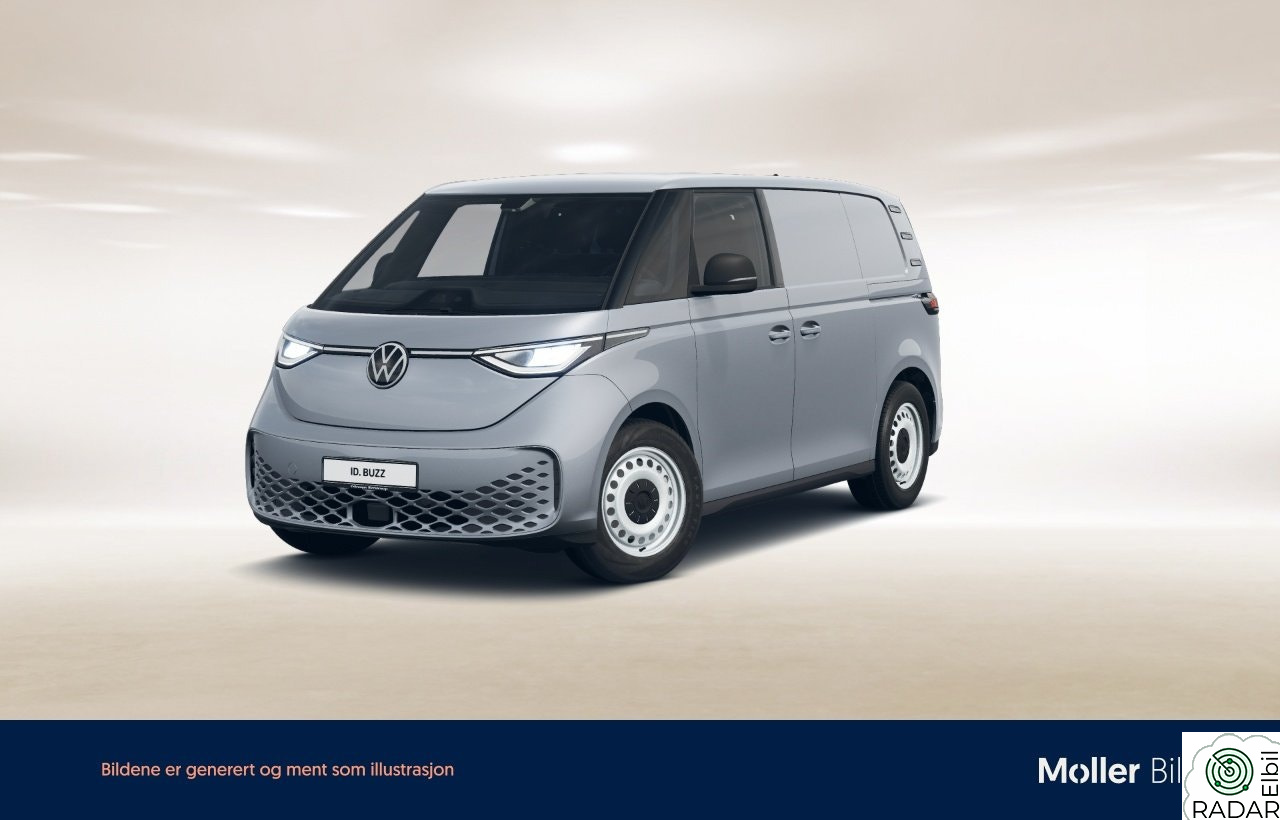VOLKSWAGEN ID. BUZZ CARGO 150 KW 77kwh 204 hk | Ryggekamera | Hengerfeste | DAB+
