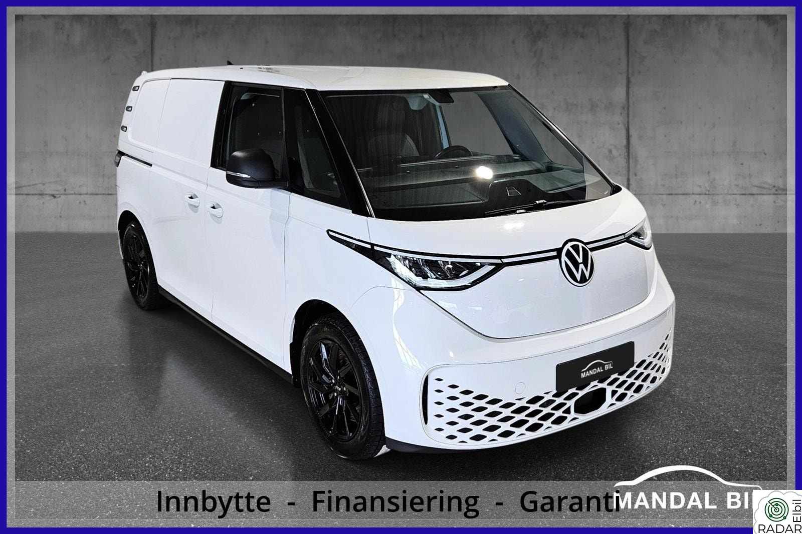 VOLKSWAGEN ID. BUZZ CARGO 150 KW CARGO 150 KW 77kwh 204hk, , 2 skyvedører, krok