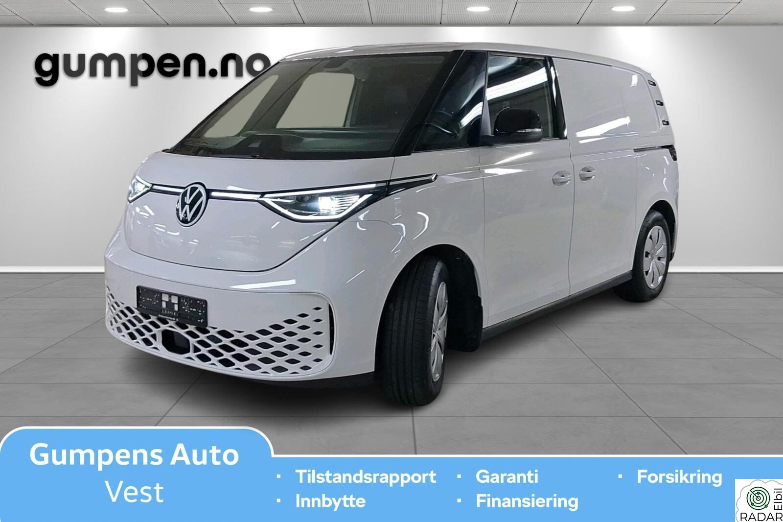 VOLKSWAGEN ID.BUZZ CARGO PRO 210 KW PLUSS 3S 286HK / KROK / LED / NYBILGARANTI!
