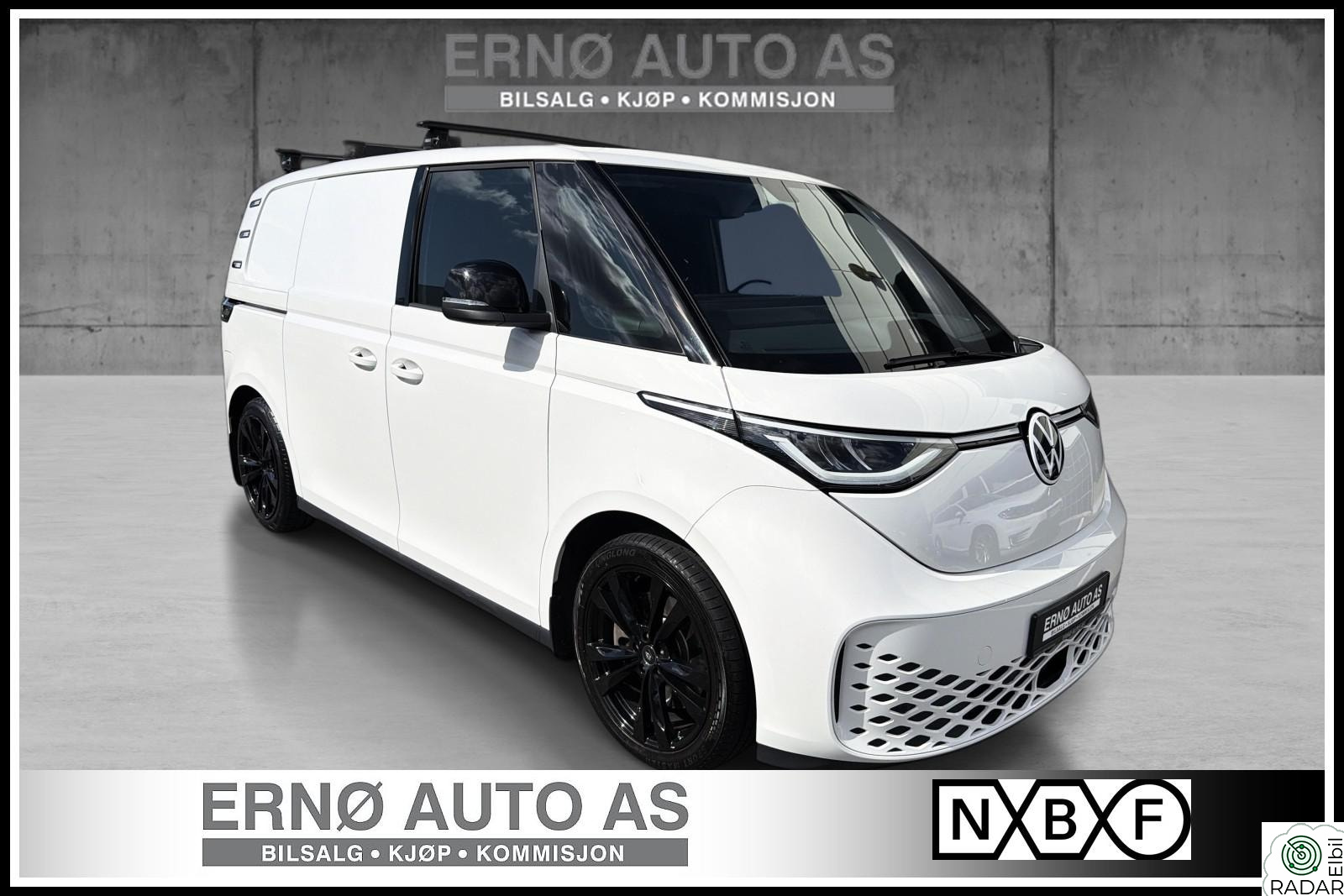 VOLKSWAGEN ID. BUZZ CARGO 150 KW CARGO 77kWh 204HK // 3-SETER // L BØYLER // SV KROK