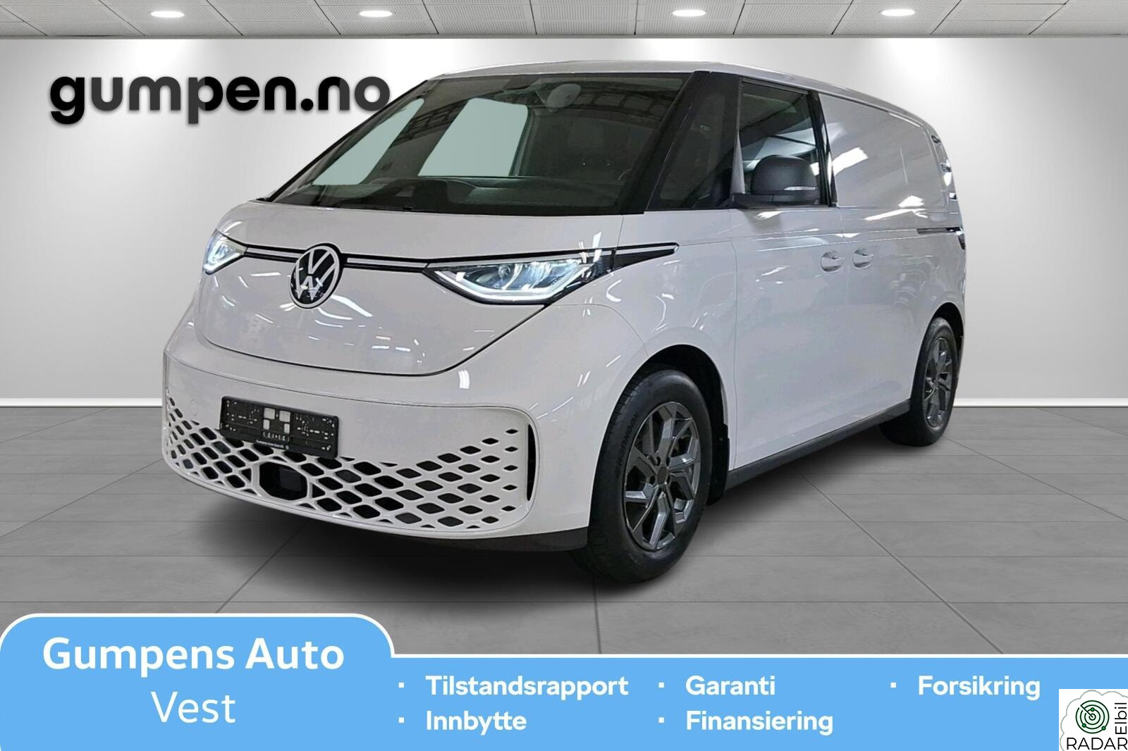 VOLKSWAGEN ID. BUZZ CARGO 150 KW CARGO 77KWH 204 HK | 417 KM | ACC | RYGGEKAMERA | KROK