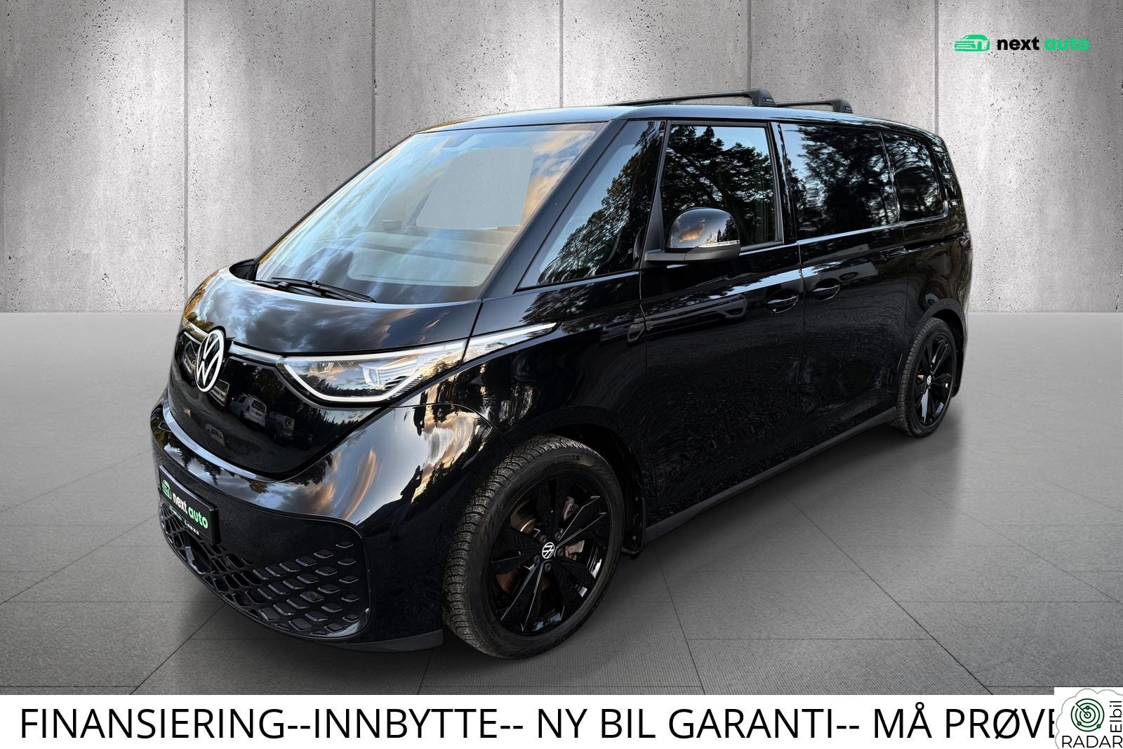 VOLKSWAGEN ID. BUZZ CARGO 150 KW CARGO 150 KW/ H.FESTE/ INNREDNING/ R.KAMERA/ TAK STATIV