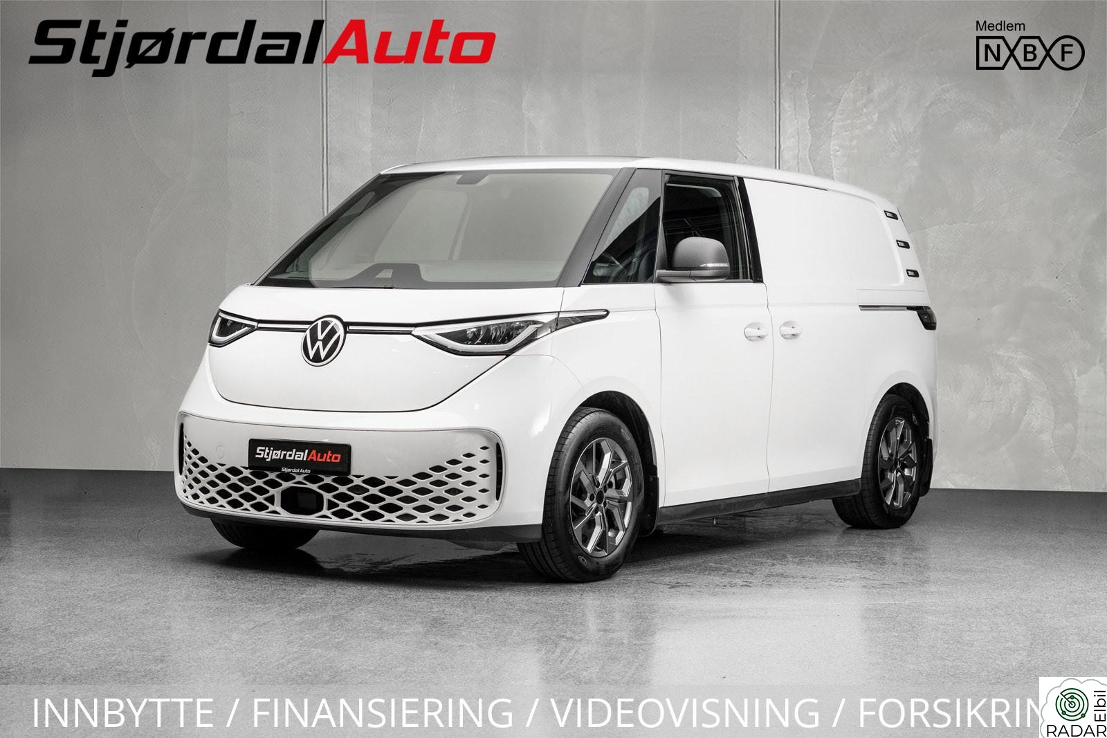 VOLKSWAGEN ID. BUZZ CARGO 150 KW CARGO 150KW/ACC/KROK/INNREDNING/3SETER/LED/2XSKYVEDØR