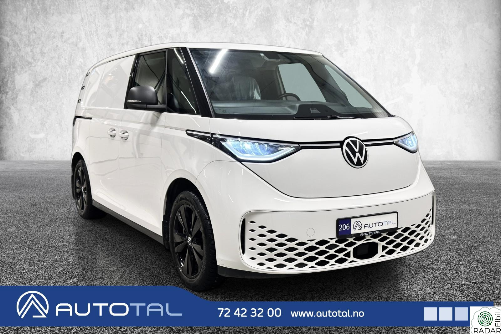 VOLKSWAGEN ID. BUZZ CARGO 150 KW Cargo | 150KW | 418 WLTP | Kamera | Krok | Nybilgaranti