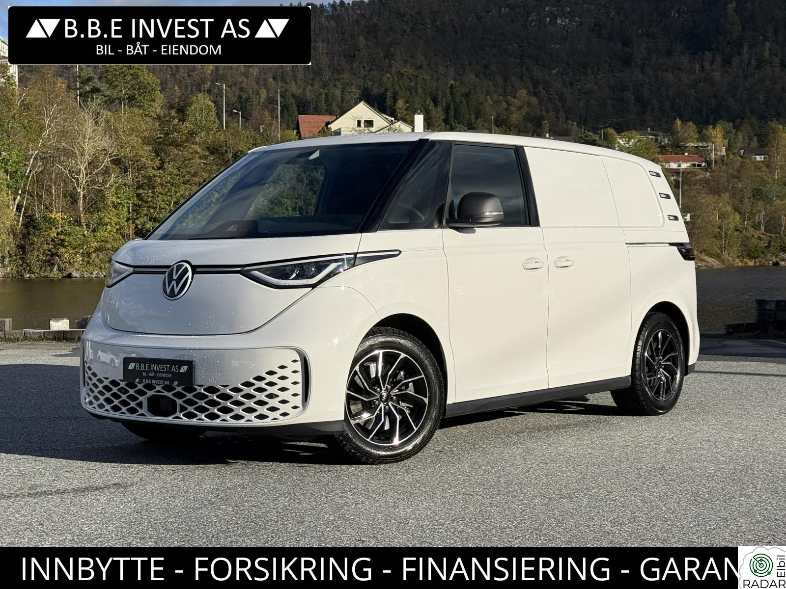 VOLKSWAGEN ID. BUZZ CARGO 150 KW 77KWH/413KM-WLTP/204HK/2X.SKYVEDØR/KROK/KOMF.VEGG/RKAM+