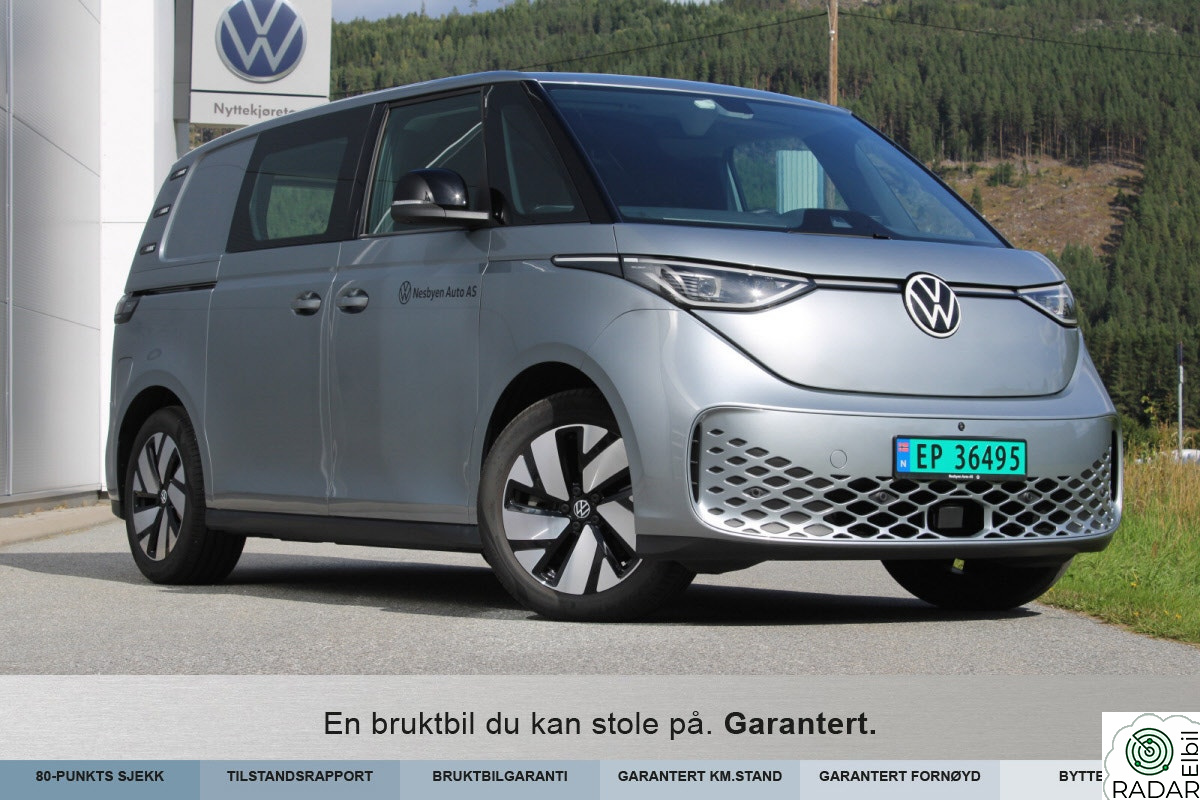VOLKSWAGEN ID.BUZZ CARGO PRO 4MOTION Pluss 3s 4x4 340Hk/Utstyrbombe!UtvVegg/360++Levering?