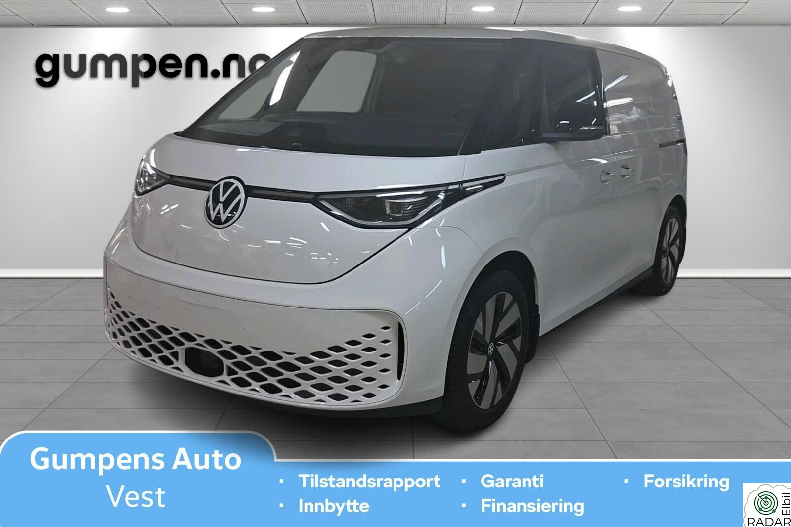 VOLKSWAGEN ID.BUZZ CARGO PRO 4MOTION Cargo Pluss 3seter 4Motion - Matrix, 1800kg hengervekt