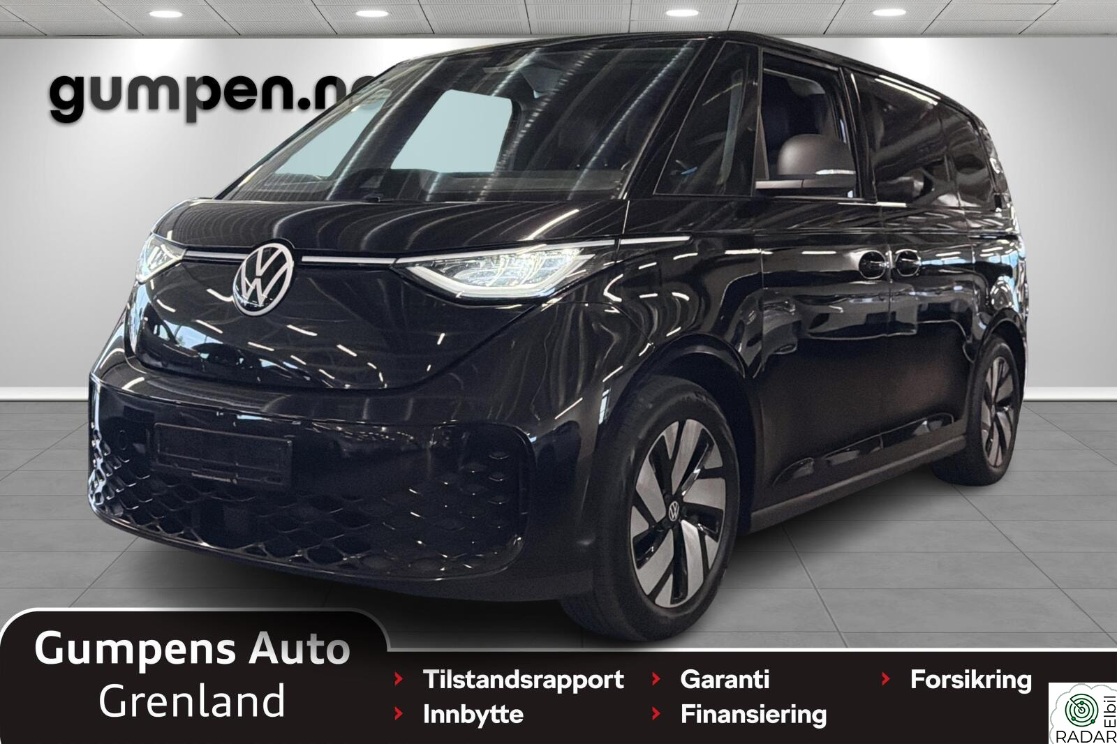 VOLKSWAGEN ID. BUZZ CARGO 150 KW 77kwh 204 hk, Hengerfeste, Navi, DAB+, El.skyvedører