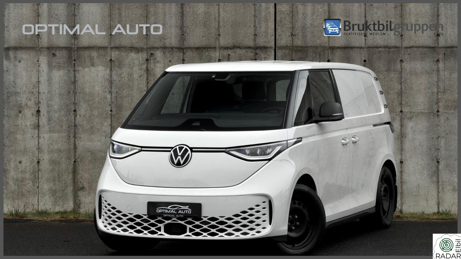 VOLKSWAGEN ID. BUZZ CARGO 150 KW CARGO 3-Seter/Krok/82KWh/R.Kamera/ACC/LED/CarPlay++