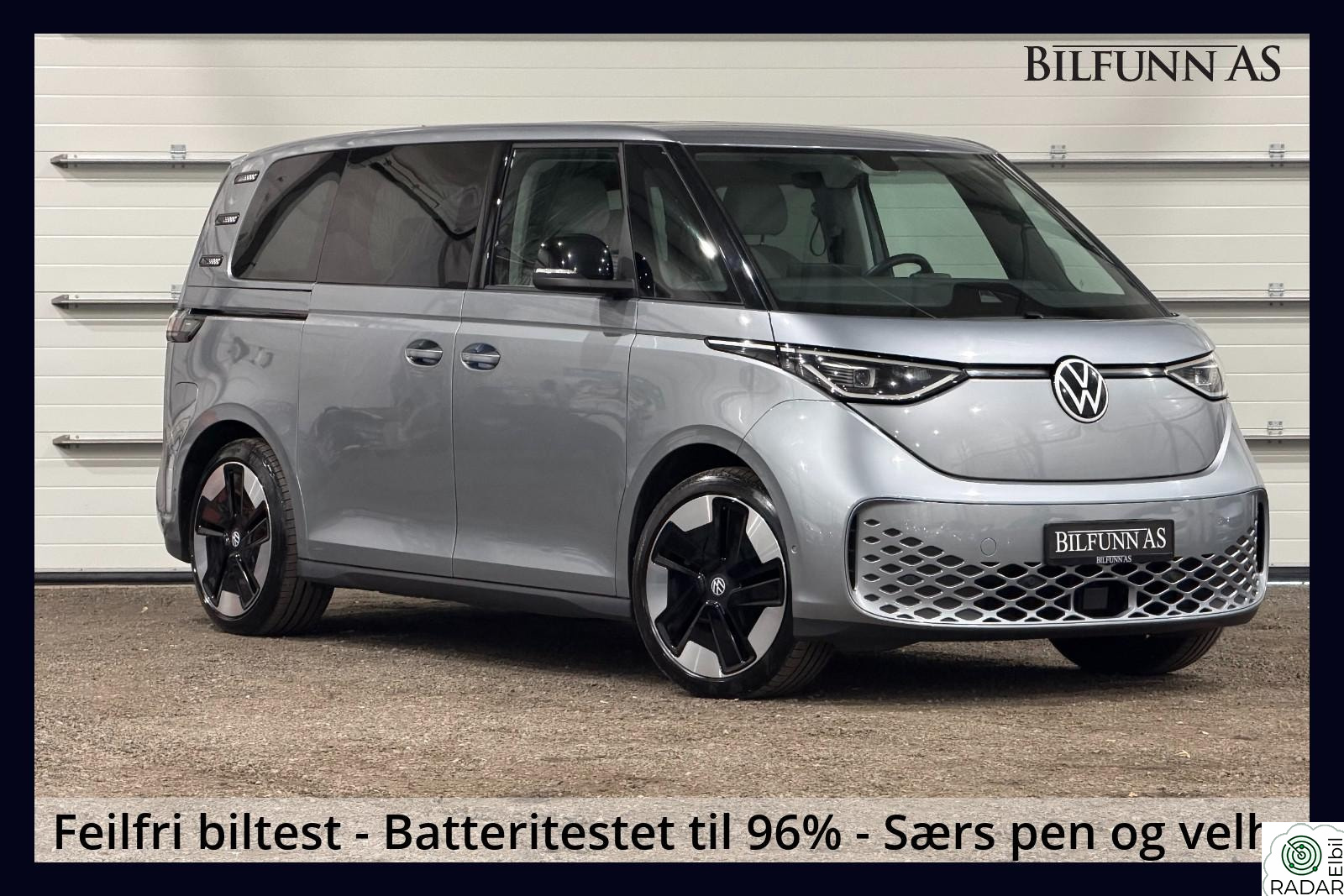 VOLKSWAGEN ID. BUZZ PRO 150 KW Pro, 1 Eier med alle servicer. Nydelig 5 seter
