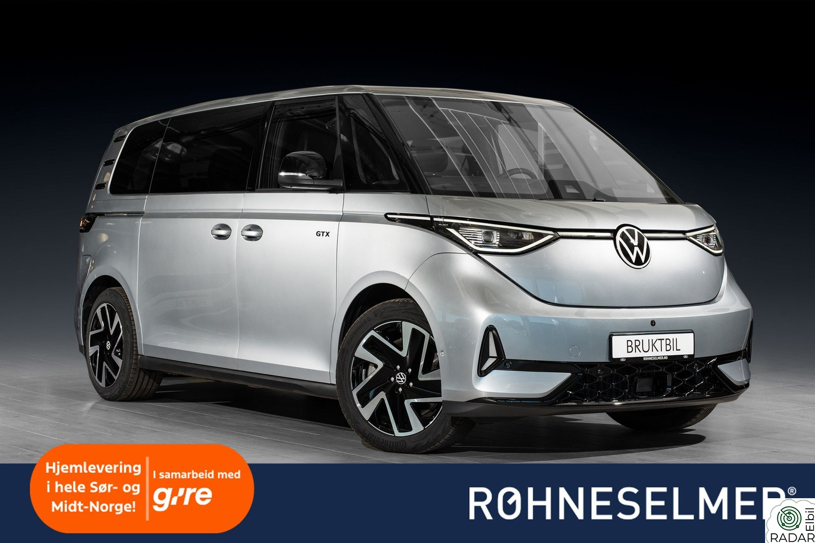VOLKSWAGEN ID. BUZZ GTX LR 250 kW GTX 4MOTION| 7-Seter| Massasje| Matrix| Krok| 360Kam++
