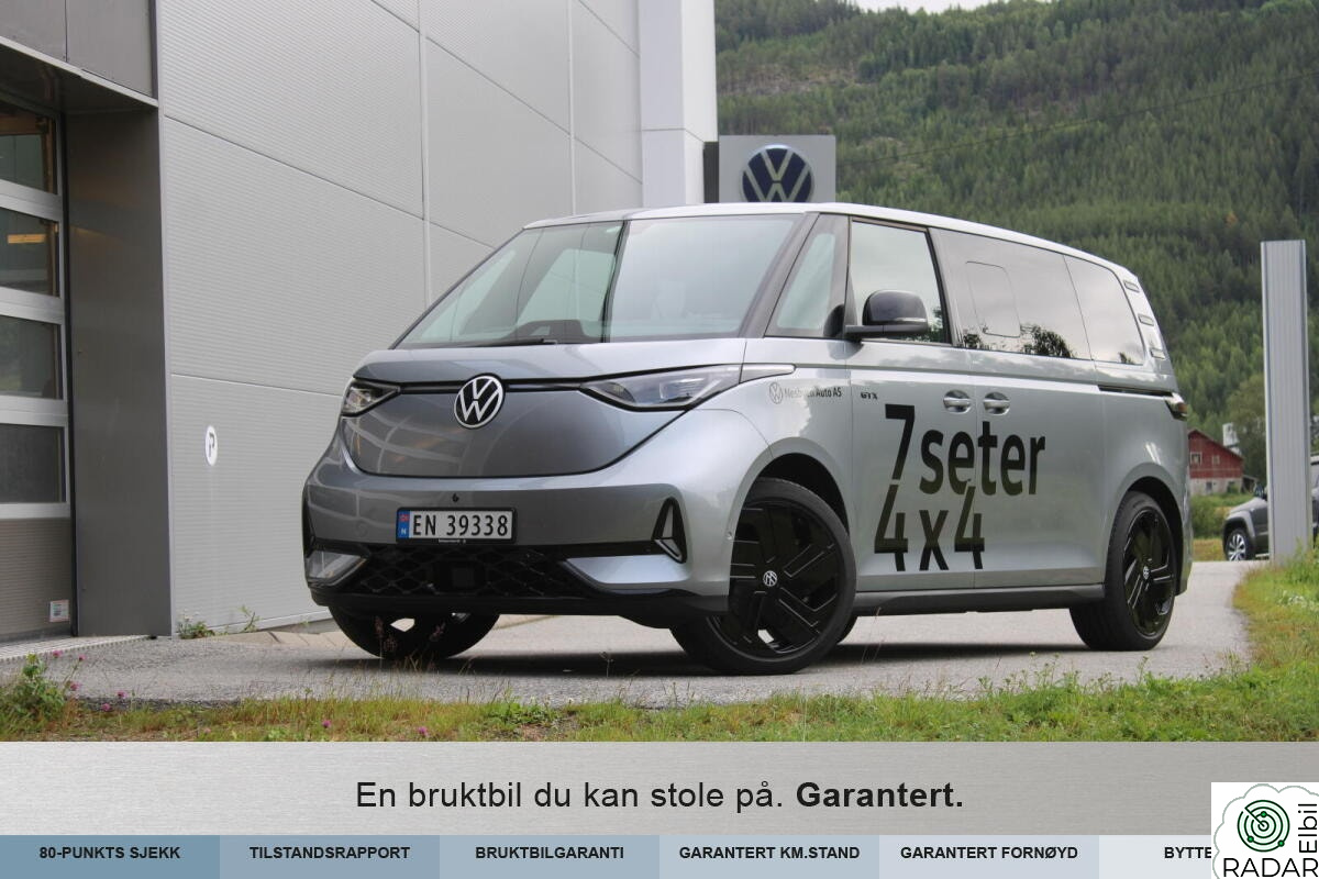 VOLKSWAGEN ID. BUZZ GTX LR 250 kW GTX lang 7s 340hk Elektriske dører++ Hjemlevering?