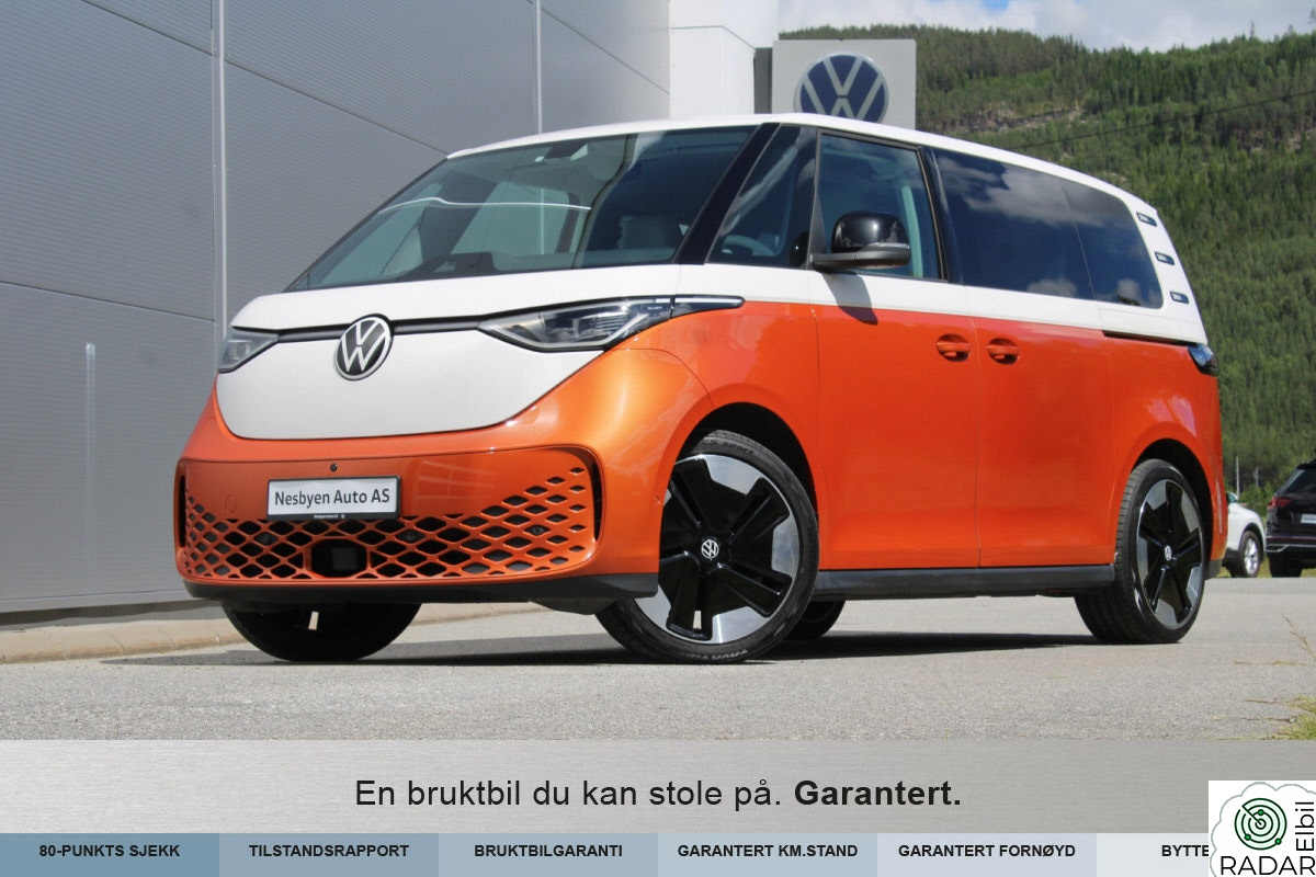 VOLKSWAGEN ID. BUZZ PRO 150 KW El.Seter/El.Skyvedører++Id.Buzz pro77kwh204hk Levering?