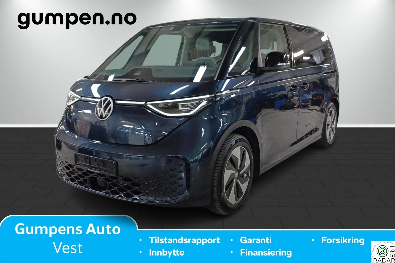 VOLKSWAGEN ID. BUZZ PRO 150 KW ID.Buzz Pro 77kwh 204hk - Topp utstyrt!