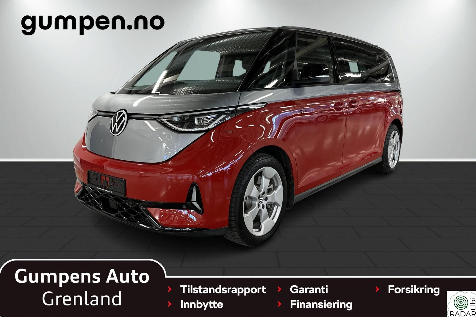 VOLKSWAGEN ID. BUZZ GTX LR 250 kW Id.buzz gtx lang 6s 340hk HUD/HarmanKardon/Pano/El.døre