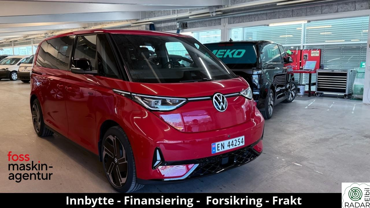 VOLKSWAGEN ID. BUZZ GTX LR 250 kW GTX LR 4x4 Lang utgave+7-seter Krok+ACC+HUD+21"+LED+++