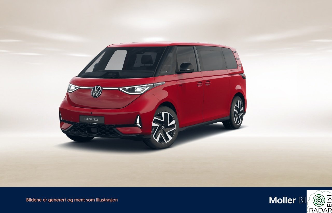 VOLKSWAGEN ID. BUZZ GTX LR 250 kW GTX Lang 86kWh 340hk 7-s - 360Kam, Matrix, Krok