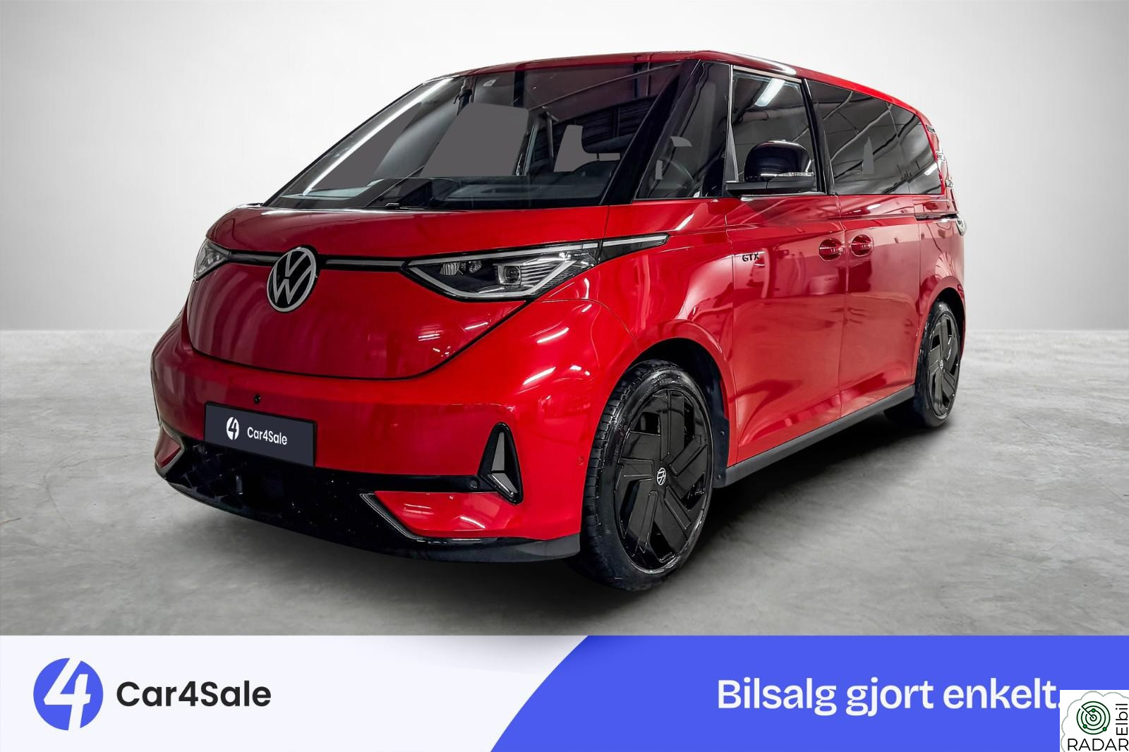 VOLKSWAGEN ID. BUZZ GTX KR 250 kW GTX AWD Lang /6-Seter/HUD/Krok/Matrix/H&K/360/Norsk