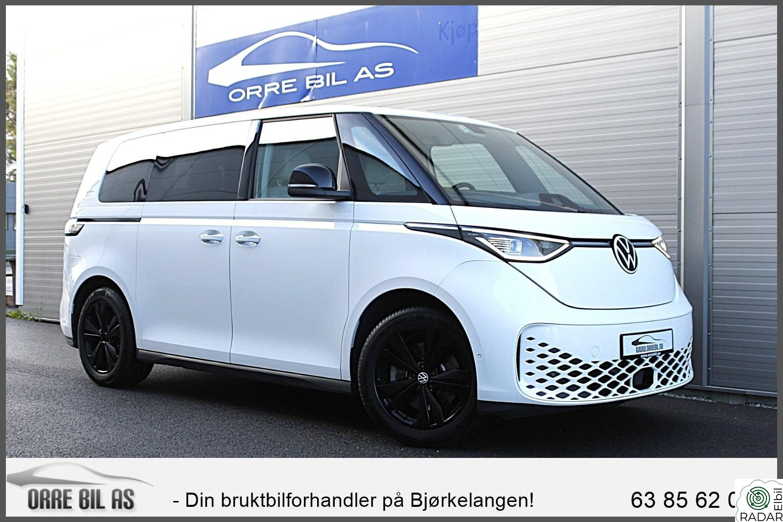 VOLKSWAGEN ID. BUZZ PRO 150 KW PRO 77Kwh 204HK- H.feste- EL.dører- Acc-Skinn/Alcantara