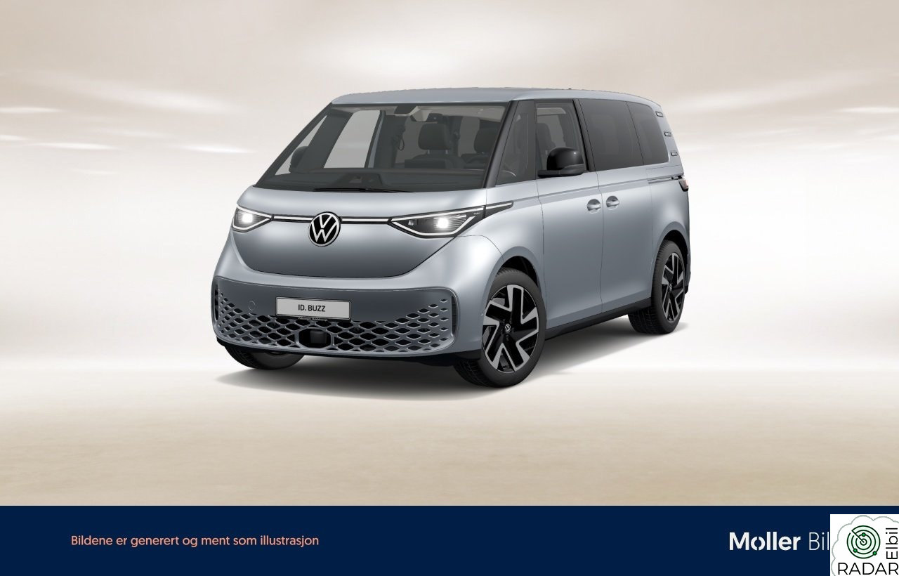 VOLKSWAGEN ID. BUZZ PRO 150 KW PRO 5 SETER / 77 kwh / Ryggekamera / Krok / Matrix+++