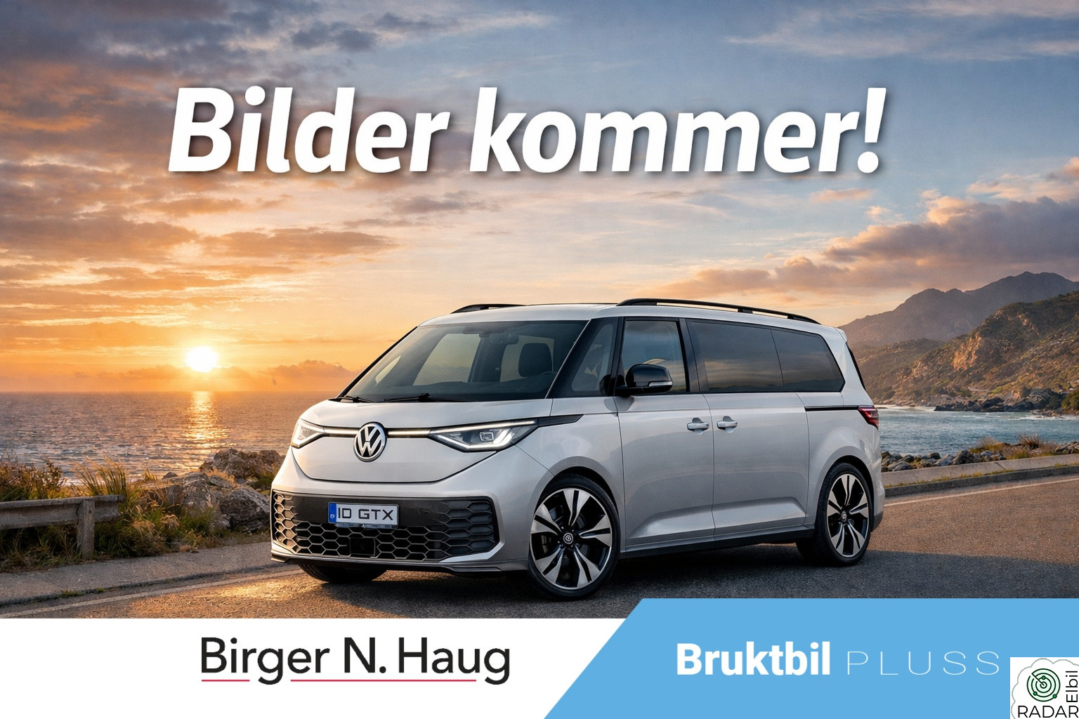 VOLKSWAGEN ID. BUZZ GTX LR 250 kW GTX Lang 86kWh 340hk 7-s bilder kommer!