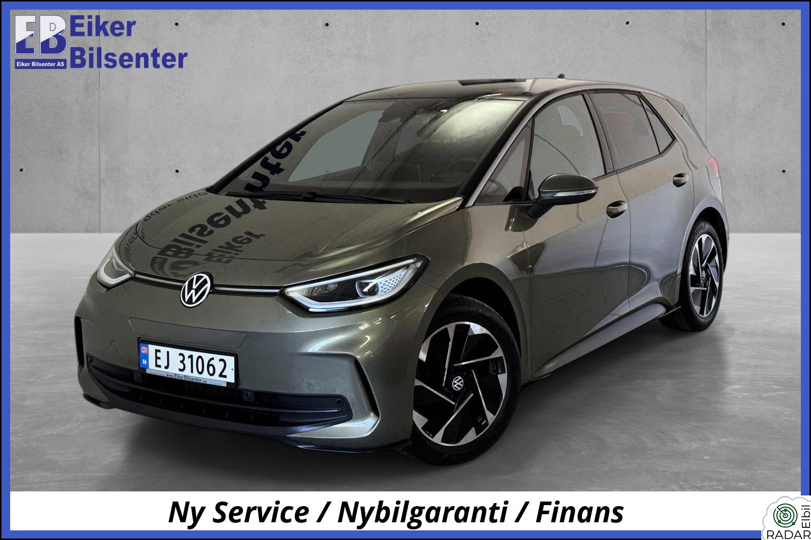 VOLKSWAGEN ID.3 PRO 150 KW Pro Highline/204Hk/430Km WLTP/Rattvarme/Kamera/Matrix+