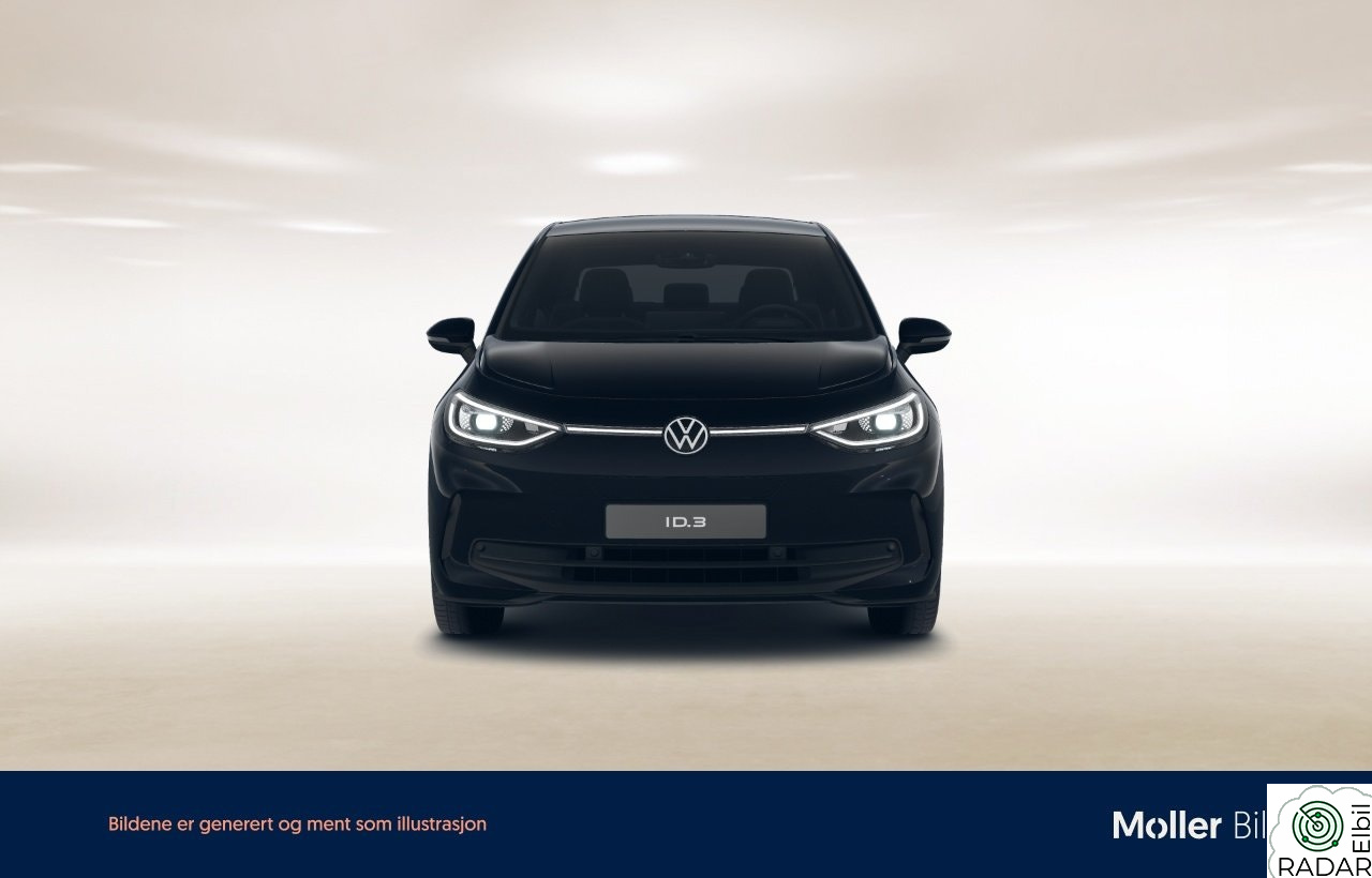 VOLKSWAGEN ID.3 PRO 150 KW pro highline 59kwh 204hk Matrix/Ryggekamera/Keyless
