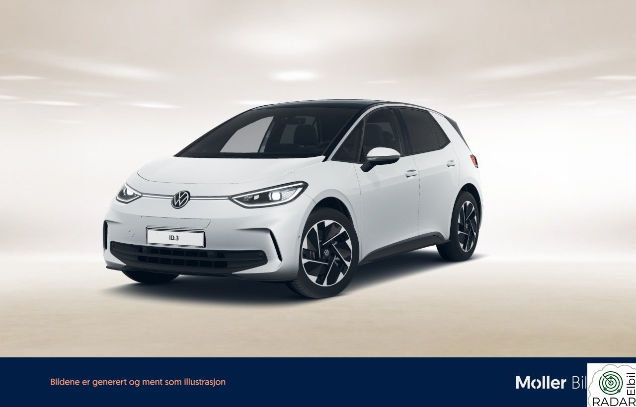 VOLKSWAGEN ID.3 PRO 150 KW pro highline 58kwh 204hk/RYGGEKAMERA/ACC/MATRIX/KEYLESS