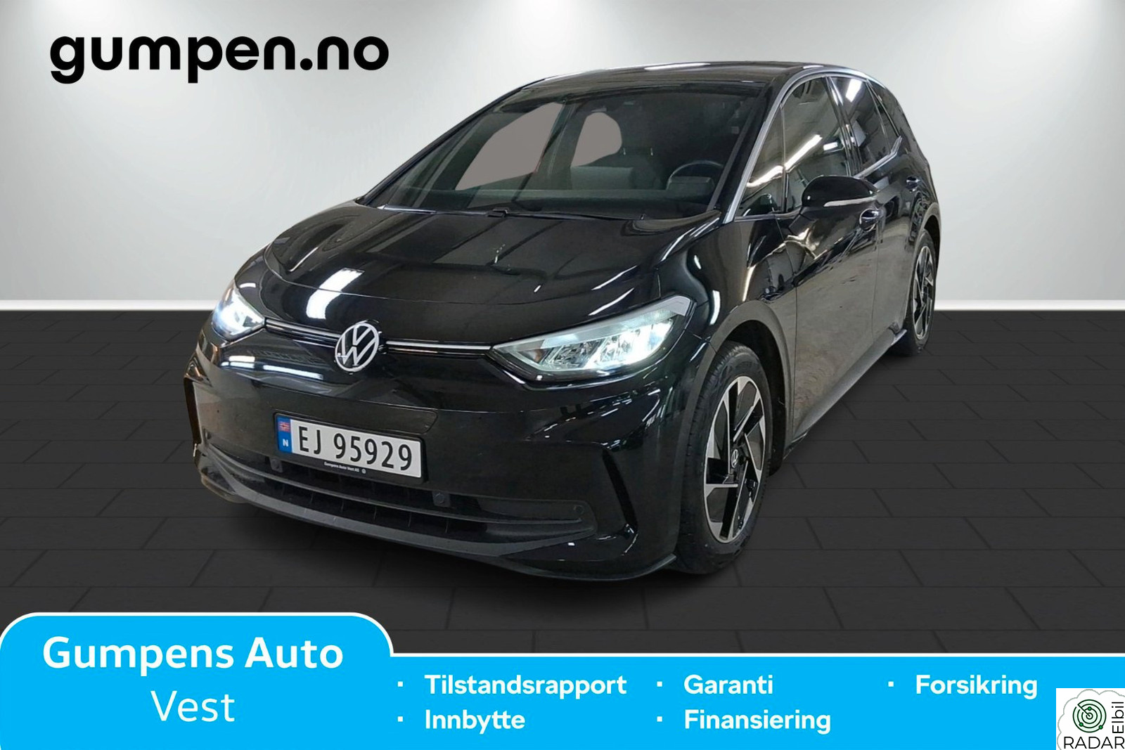 VOLKSWAGEN ID.3 PURE 125 kW pure busines.52kwh 170hk - Som ny!