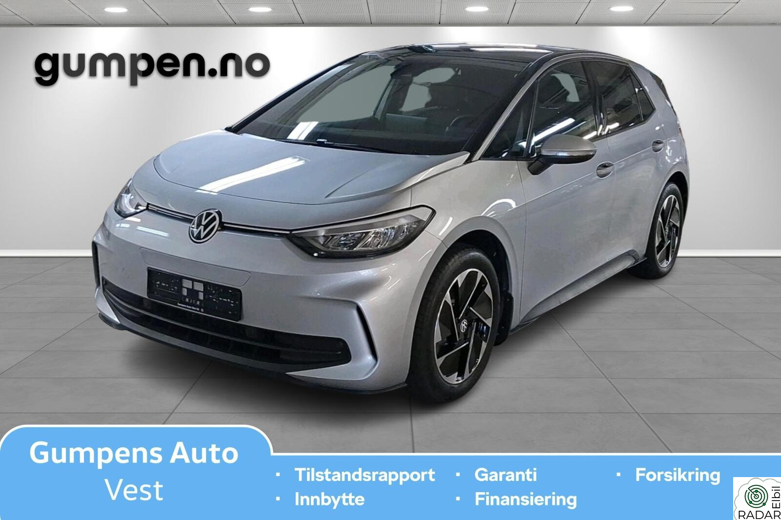 VOLKSWAGEN ID.3 PURE 125 KW Pure Busines 52kwh 170hk, Ryggekamera ++, Som ny!