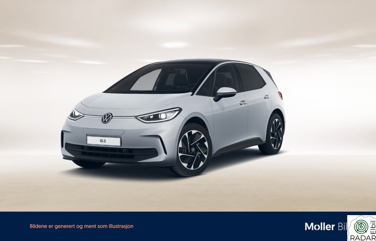 VOLKSWAGEN ID.3 PRO 150 KW Pro Highline 58kWh 204hk *Spør oss om leasingtilbud*