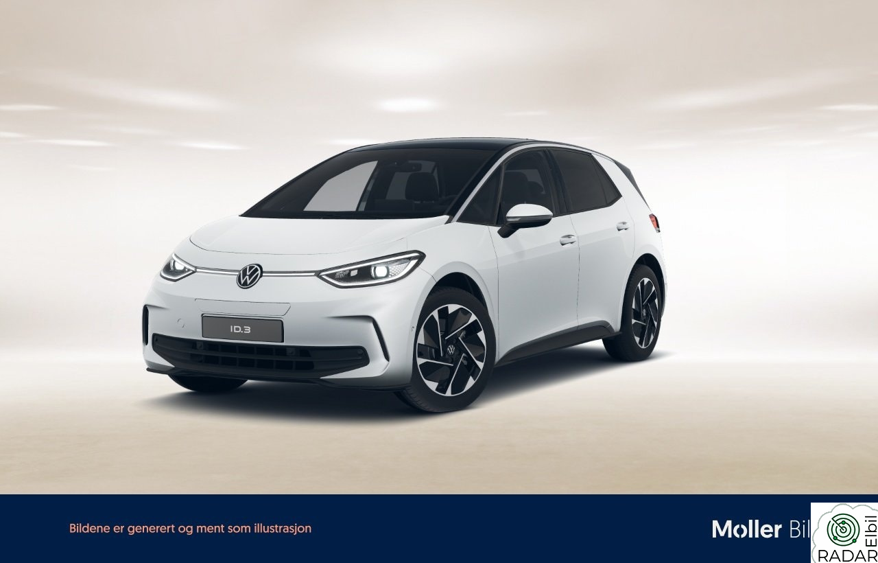 VOLKSWAGEN ID.3 PRO 150 KW pro highline 59kwh 204hk Matrix,Kamera,Oppv.ratt,18"