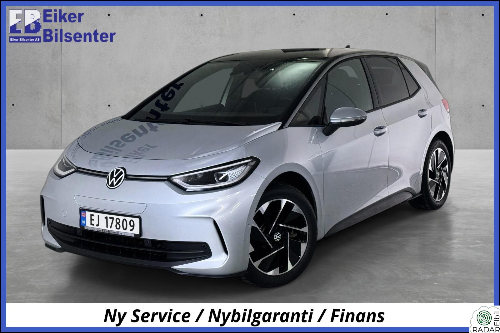 VOLKSWAGEN ID.3 PRO 150 KW Pro Highline/204Hk/430Km WLTP/Rattvarme/Kamera/Matrix+
