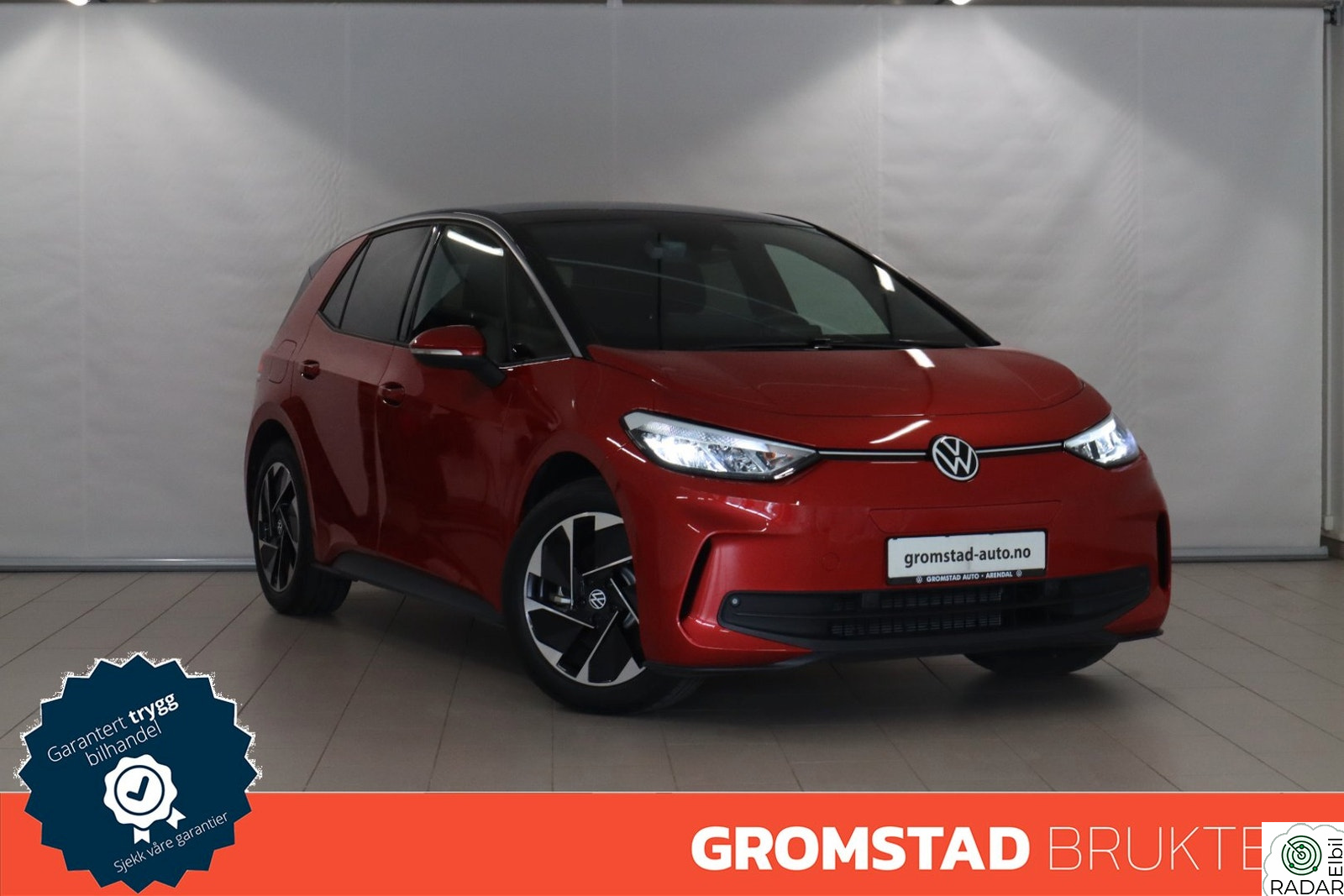 VOLKSWAGEN ID.3 PURE 125 kW pure busines.52kwh 170hk Kamera/Adaptiv Cruise/LED lys