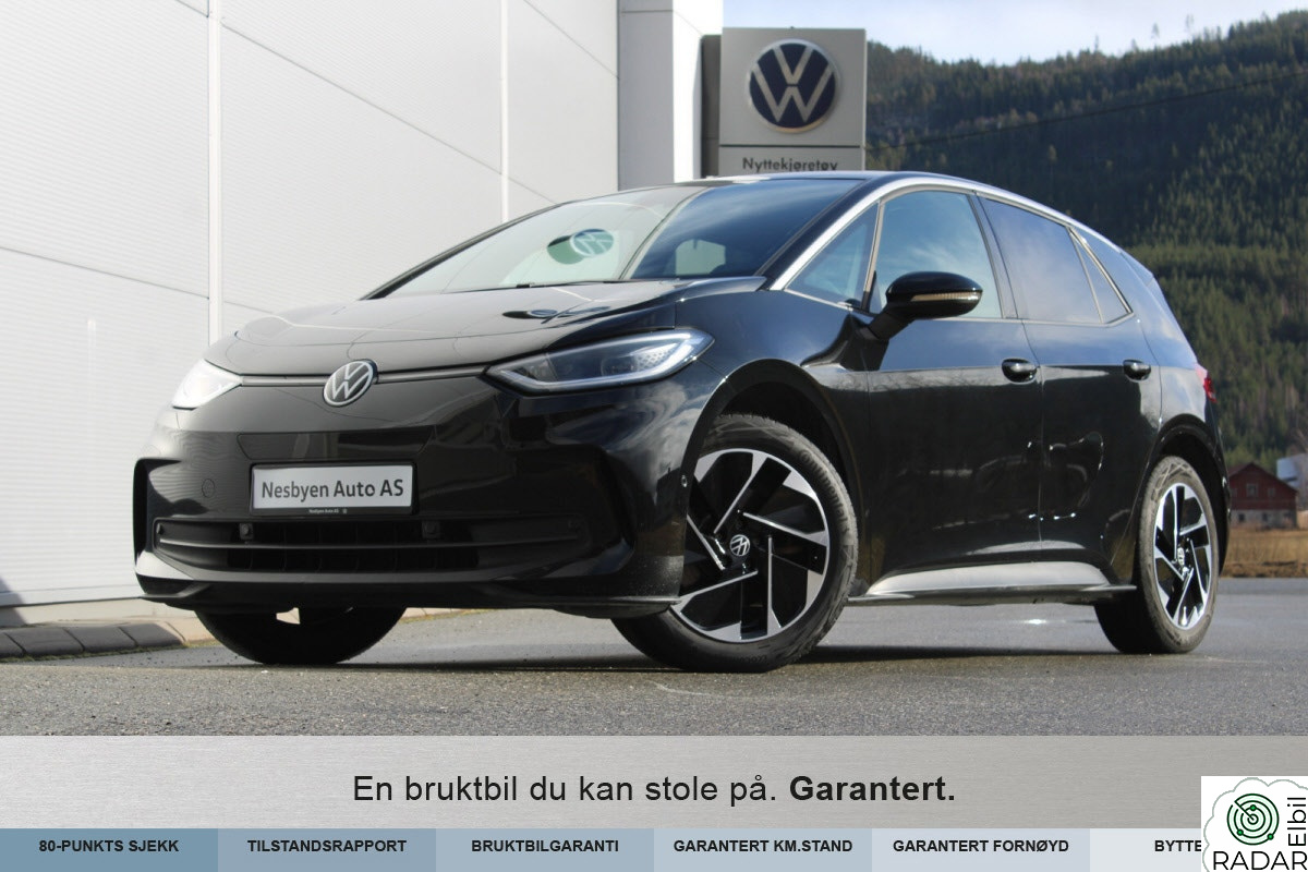 VOLKSWAGEN ID.3 PRO 150 KW PRO High 58kwh 204hk Matrix/R.kam/Ny service++Levering?