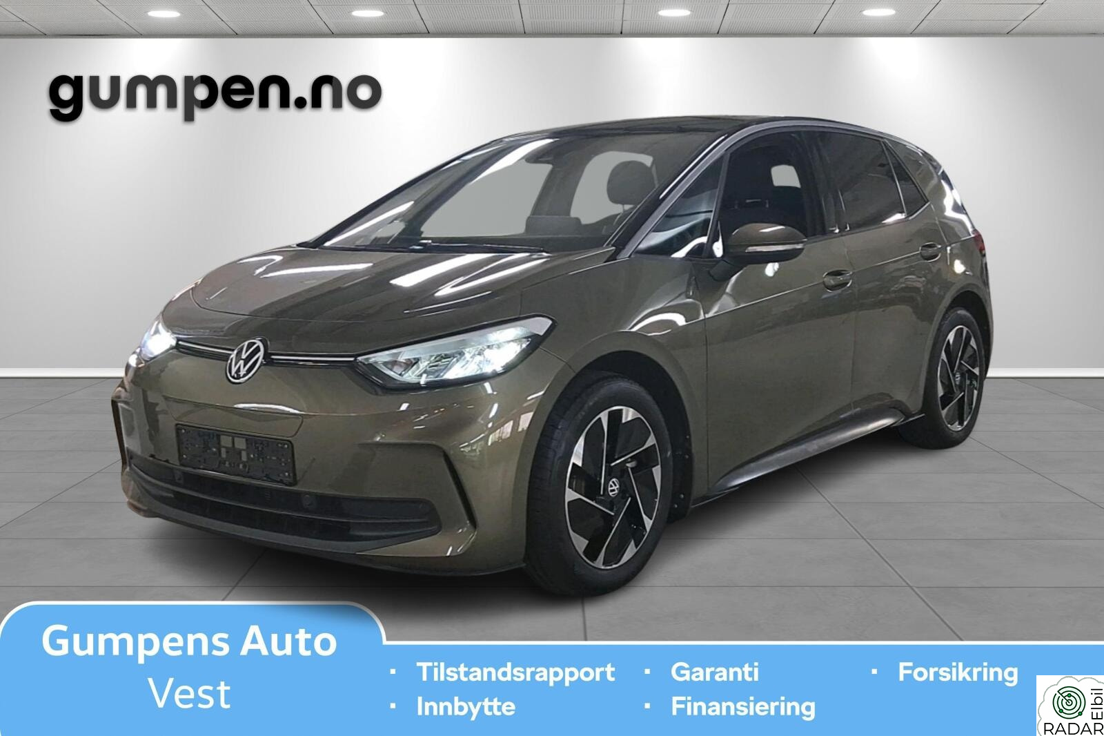 VOLKSWAGEN ID.3 PURE 125 KW PURE BUSINESS 52KWH 170HK / 5-SETER / RYGGEKAMERA